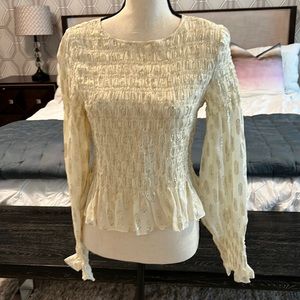 NWOT loveshackfancy blouse